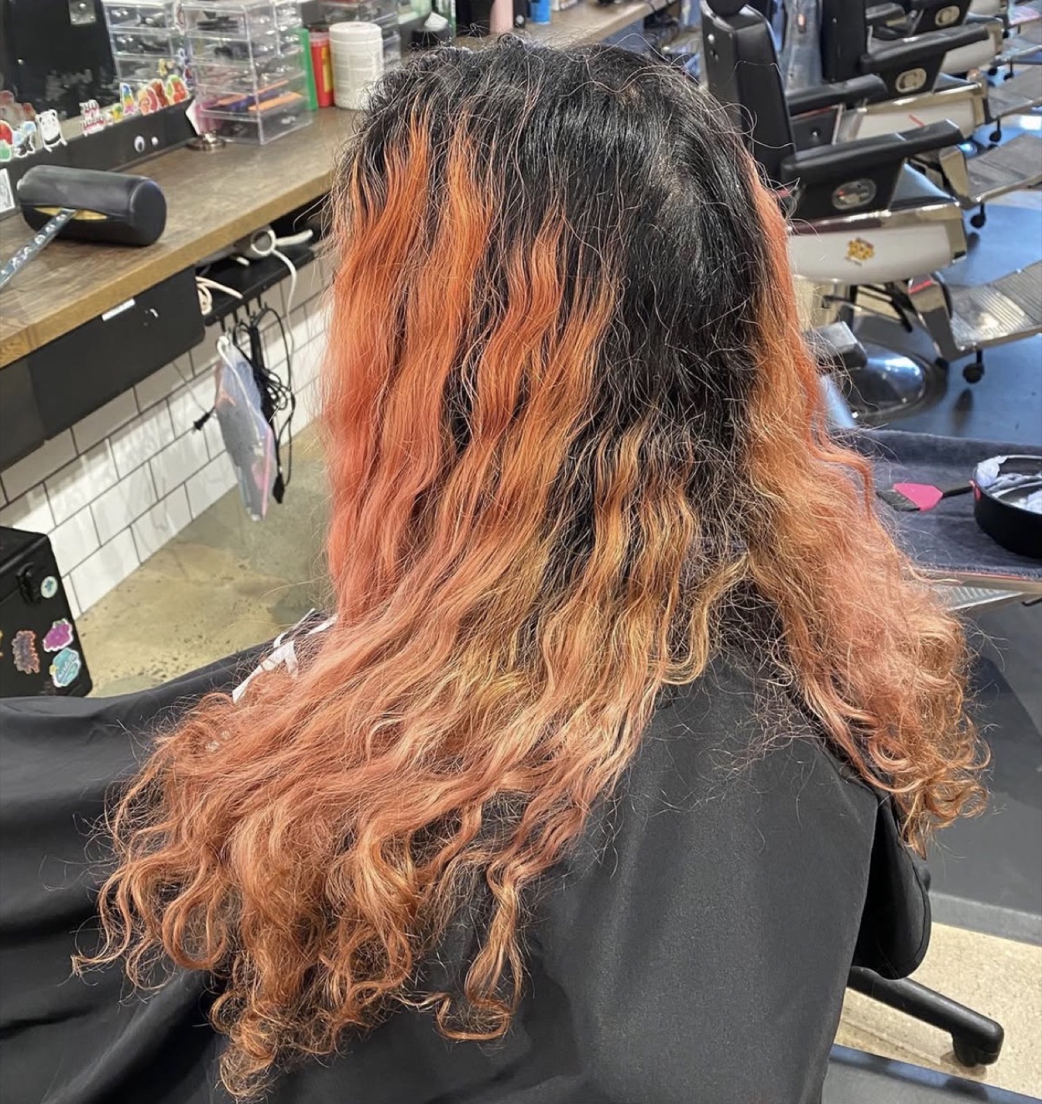 Faded color correction before
