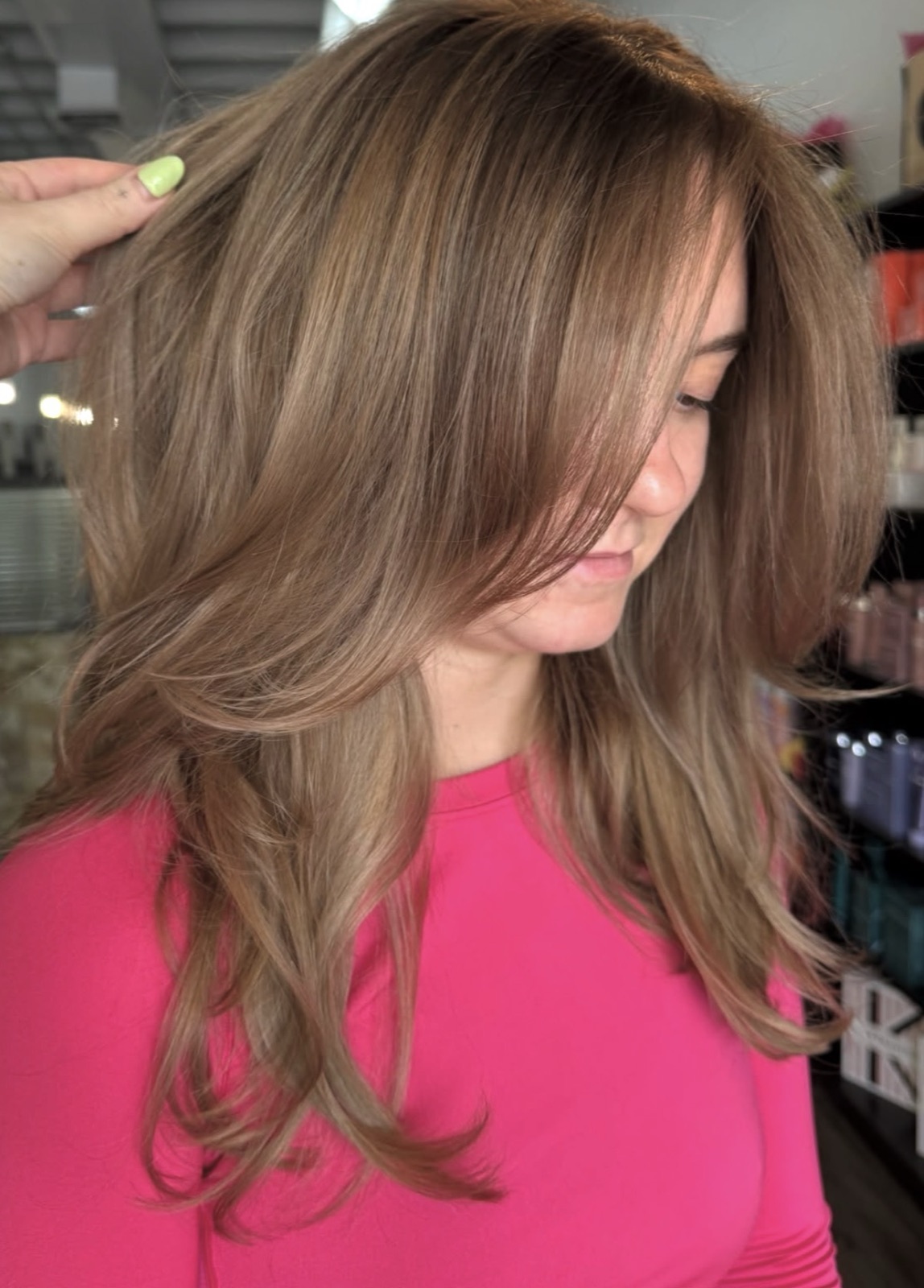 Soft blonde refresh after