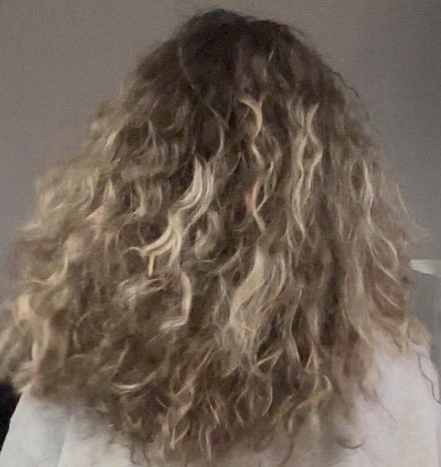 Damaged blonde before