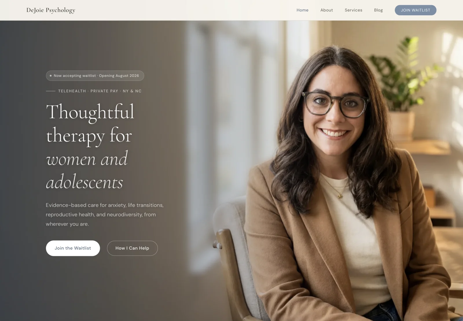 DeJoie Psychology homepage