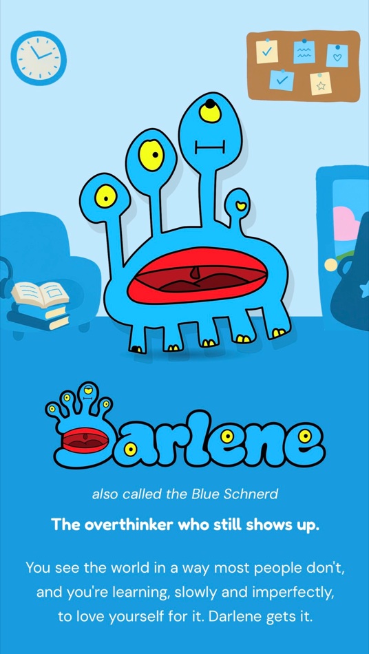 Darlene's bedroom room scene