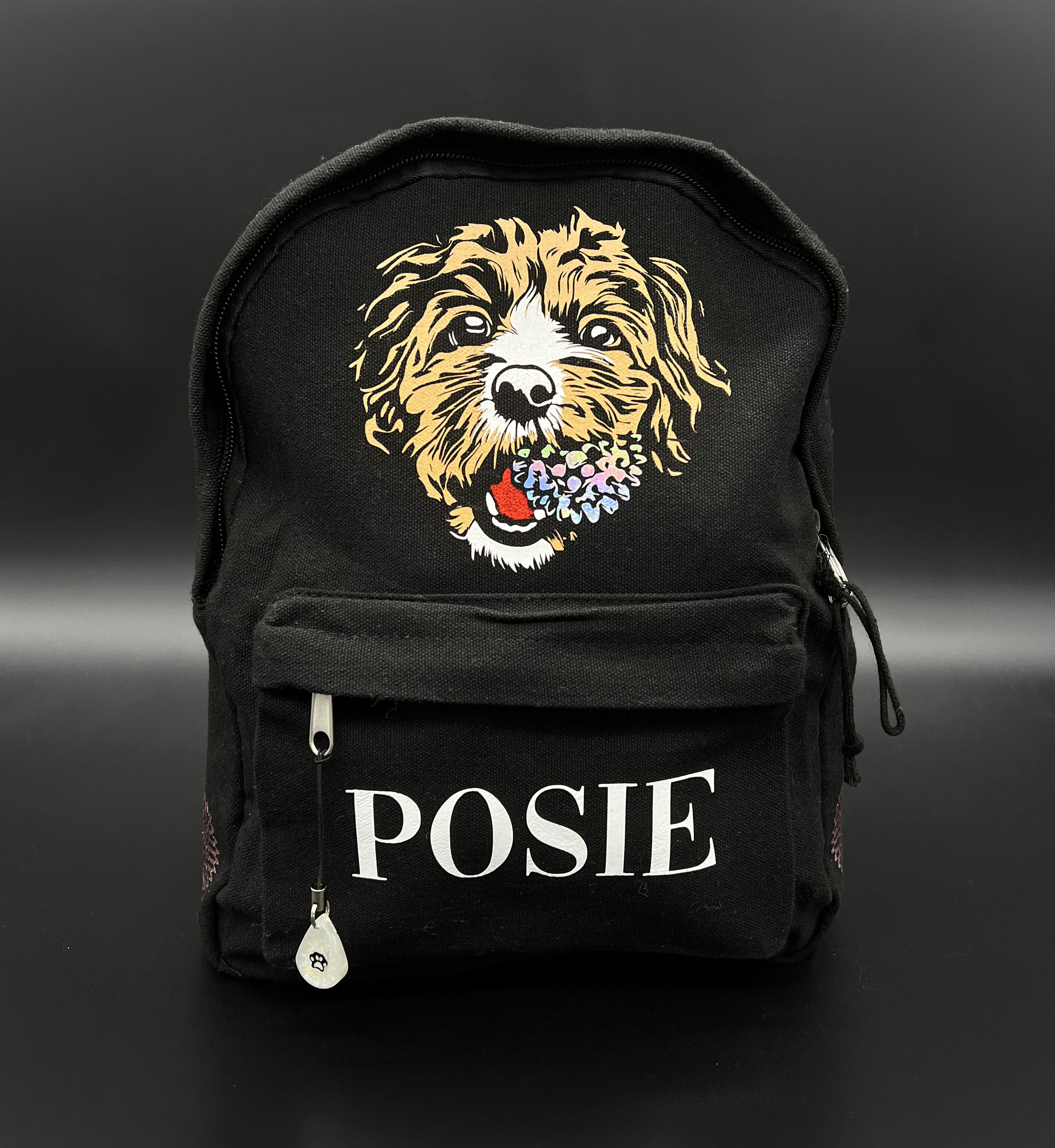 Custom Posie backpack