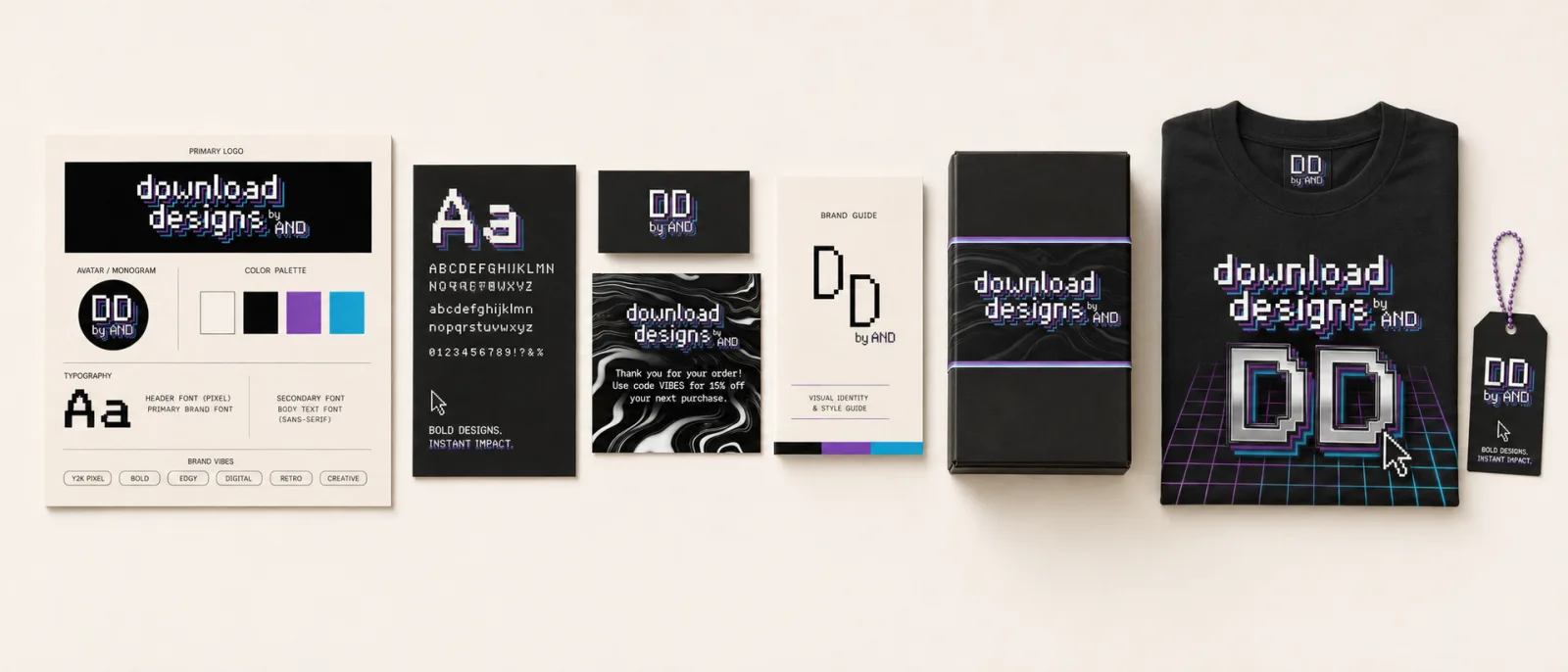Download Designs by AND brand identity system